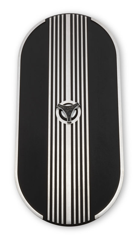 Scott Drake Aluminum Oval Air Cleaner Assembly Black - S1MS-9600-P