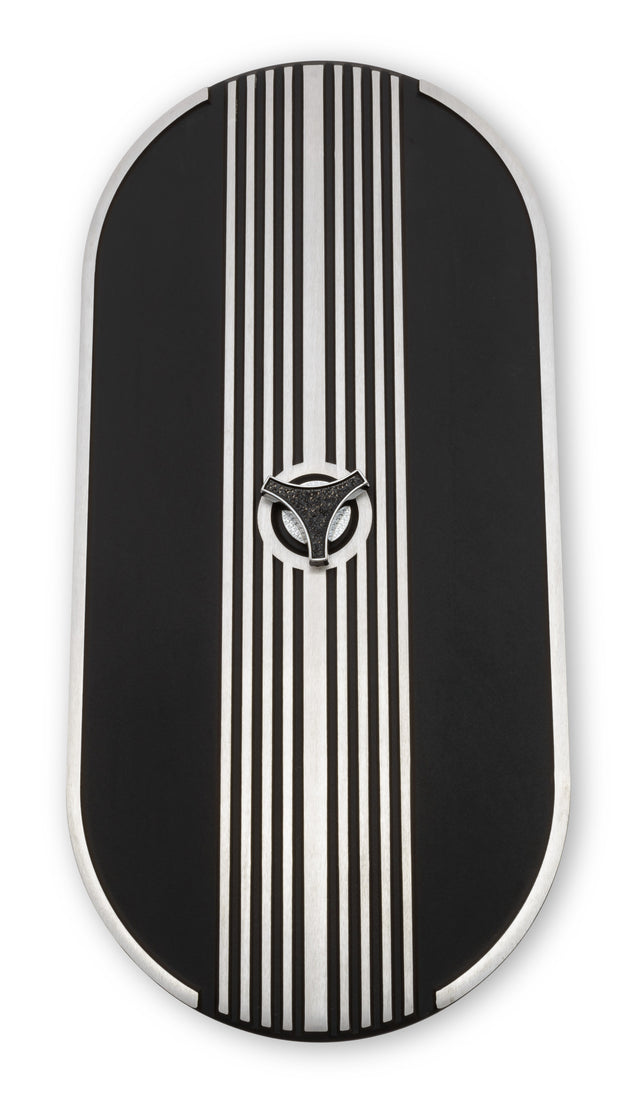 Scott Drake Aluminum Oval Air Cleaner Assembly Black - S1MS-9600-P