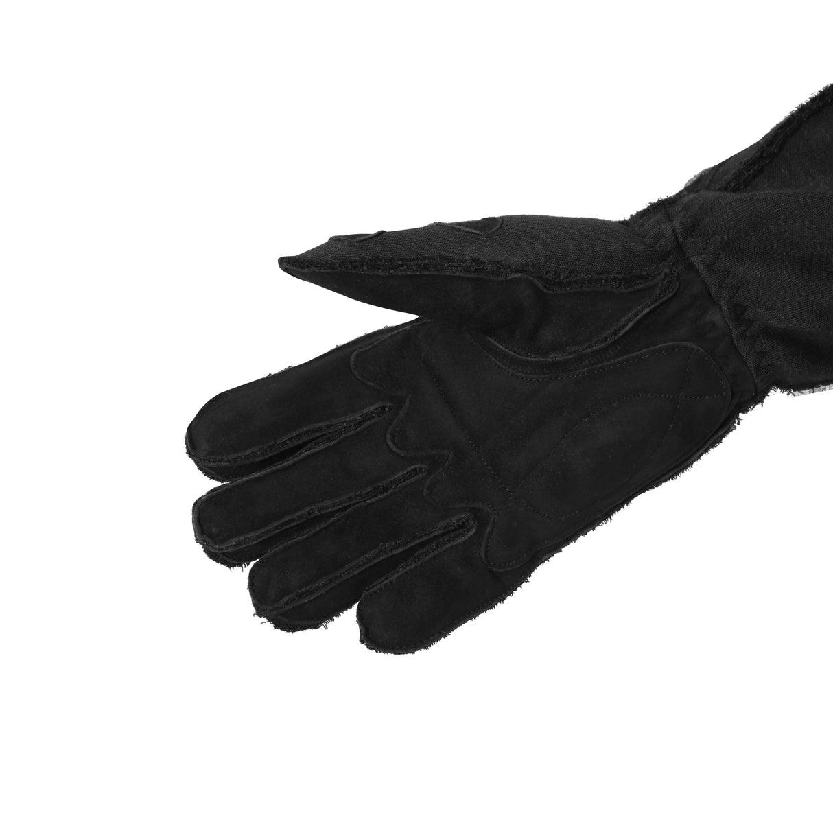 Racequip SFI 3.3/5 Black Outseam Short Gauntlet Nomex Race Gloves - X-Large - 356906RQP