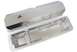 Mr Gasket Fabricated Aluminum Valve Covers - Silver Finish - 6872G