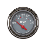 Classic Instruments Tetra Series, Gray Temp Gauge - TE26GSLF