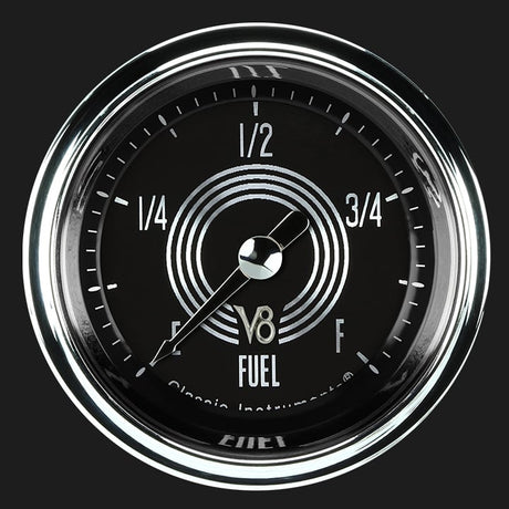 Classic Instruments V8 Speedster 2 1/8" Fuel Gauge - V8SR109SHC