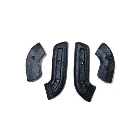 Scott Drake Seat Hinge Covers (Black) - C8AZ-6561692-5B