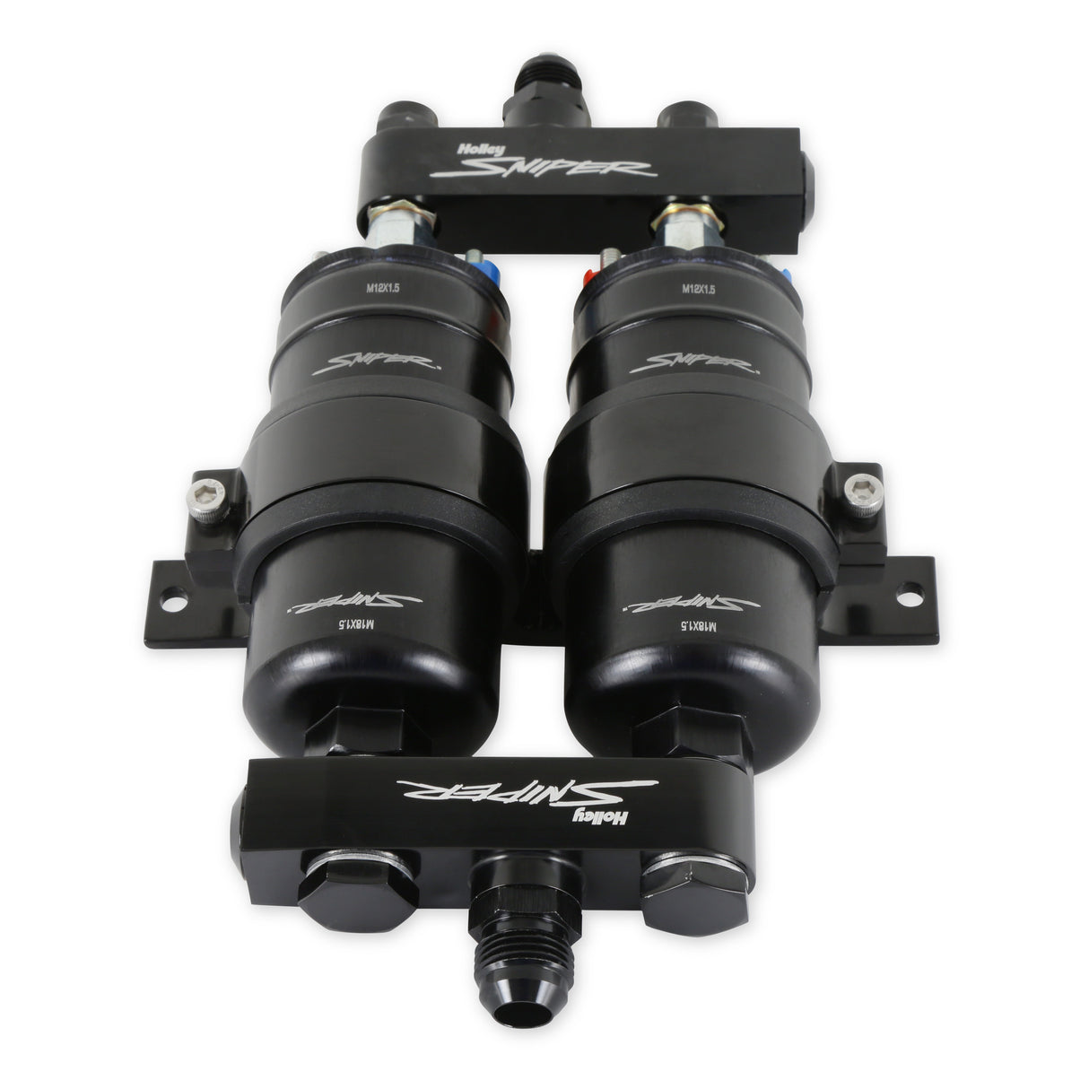 Holley 12-270 Sniper 3.5 GPM Twin Pump and Manifold Kit