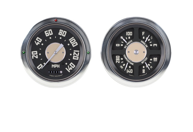 Classic Instruments 1954-55 Chevy Truck Package 4 5/8" Speedometer & Quad - CT54OE52