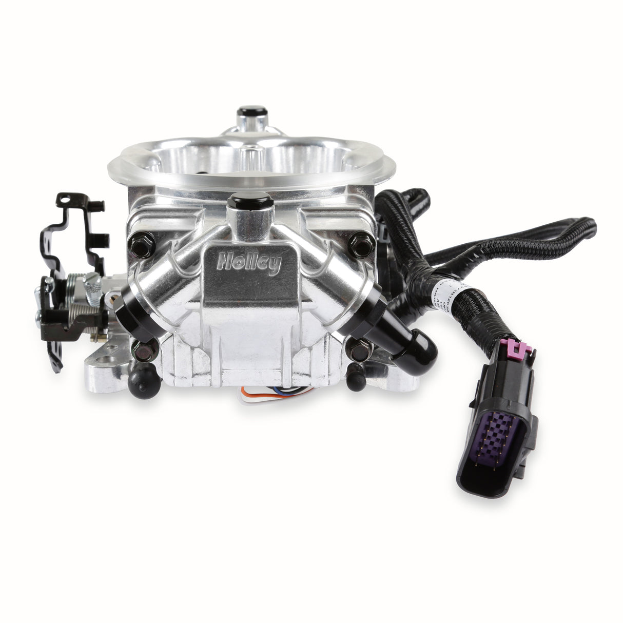 Holley 550-1074 EFI Terminator X Stealth 4150 2x4 - Shiny