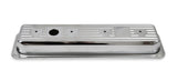 Mr Gasket Chrome Valve Covers - Finned - 9415