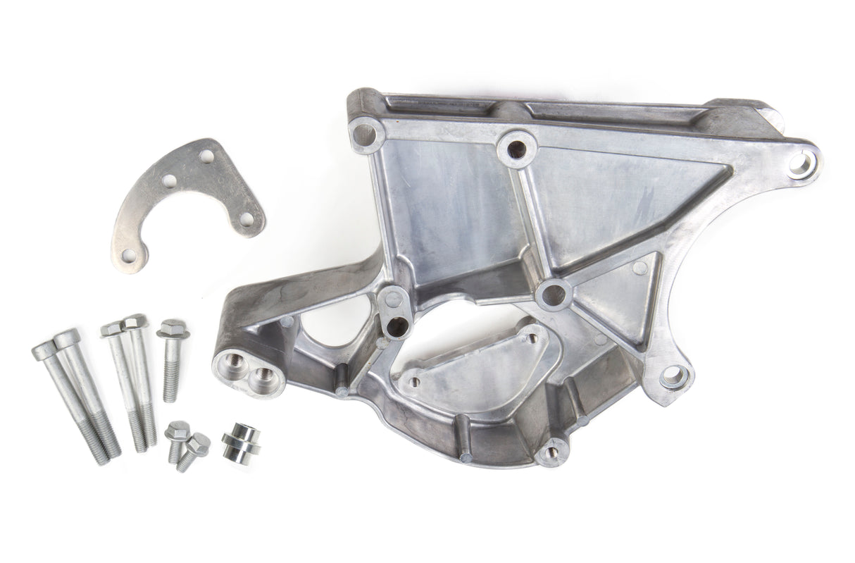 Holley 20-135 LS/LT High-Mount Accessory Drive Bracket - Driver's Side P/S & Alt Bracket