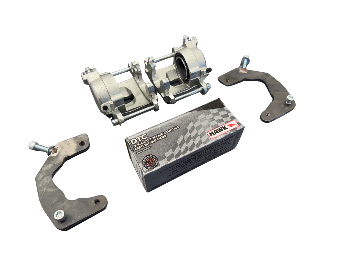 Stockcar GM Caliper Brake Kit GMCALIPERKIT-HAWK-BRACKETS