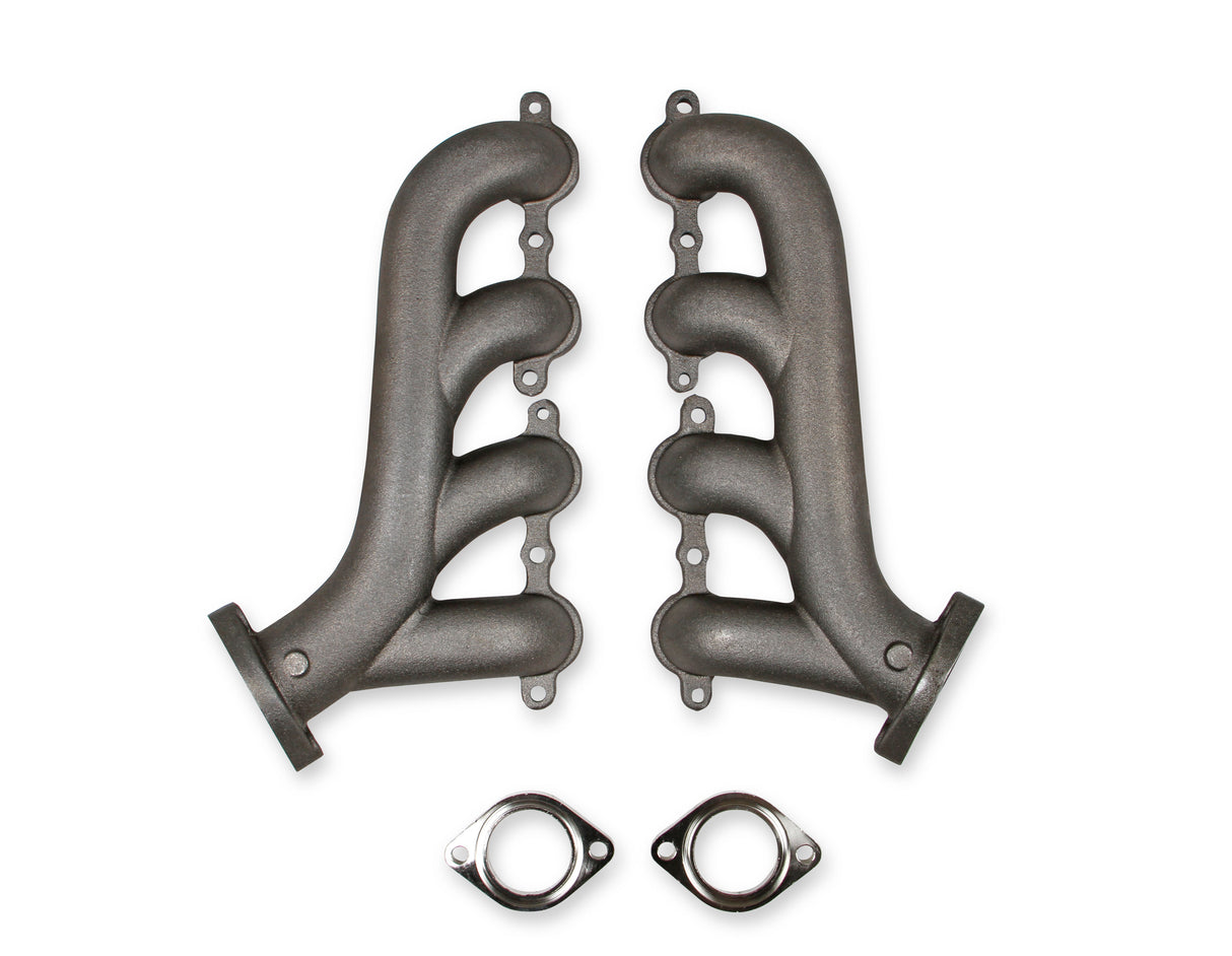Flowtech LS Swap Exhaust Manifolds - Natural Cast Finish - 11730FLT