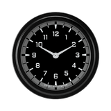 Classic Instruments AutoCross Gray 2-5/8" Clock - AX92GBLF
