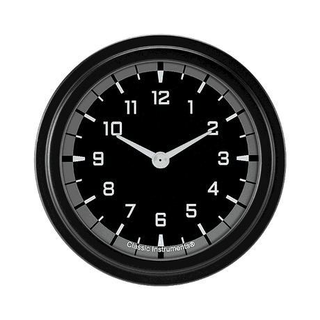 Classic Instruments AutoCross Gray 2 5/8" Clock - AX92GBLF