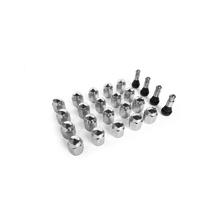 Scott Drake STYLE STEEL RIM LUG NUT KIT ECONOMY - C5ZZ-1012-EKIT