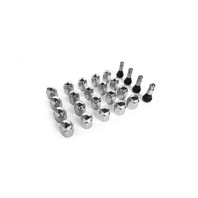 Scott Drake STYLE STEEL RIM LUG NUT KIT ECONOMY - C5ZZ-1012-EKIT