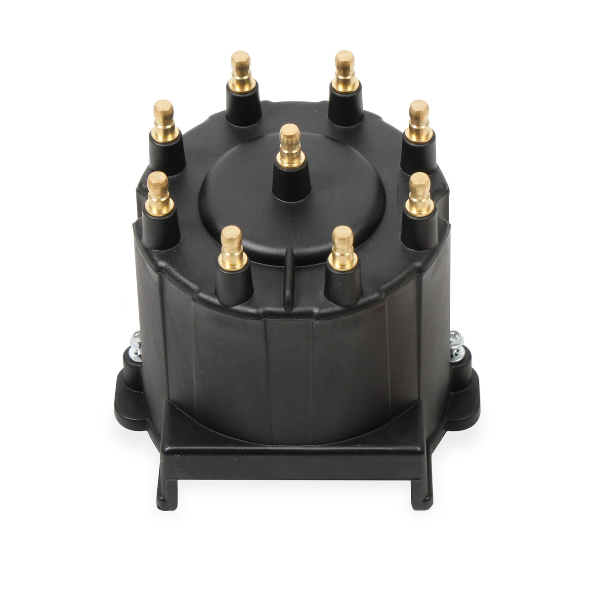 MSD Black Distributor Cap, GM HEI, Late Model, Ext Coil - 84263