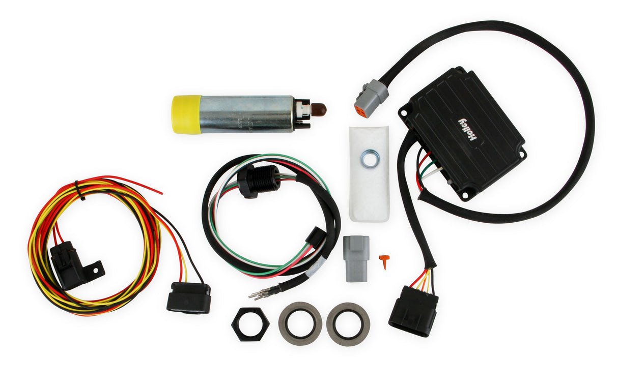 Holley 12-768 VR1 Series Brushless Fuel Pump w/Controller and Bulkhead Harness Quick Kit