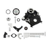 Holley 20-300BK Godzilla High-Mount Accessory Drive - OE Oiling System - Base Kit - Black