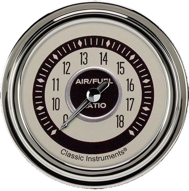 Classic Instruments Nostalgia VT 2 5/8" Air Fuel Ratio Gauge - NT394SLC