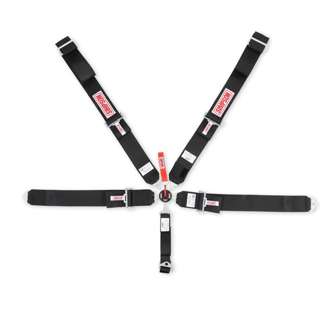 Simpson Lever Camlock Bolt In 5-Point Harness - 29110BK