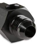 Mr Gasket - 6 AN Male-Female Fuel Pressure Gauge Adapter w/1/8'' NPT Port-Black - 400199-BL