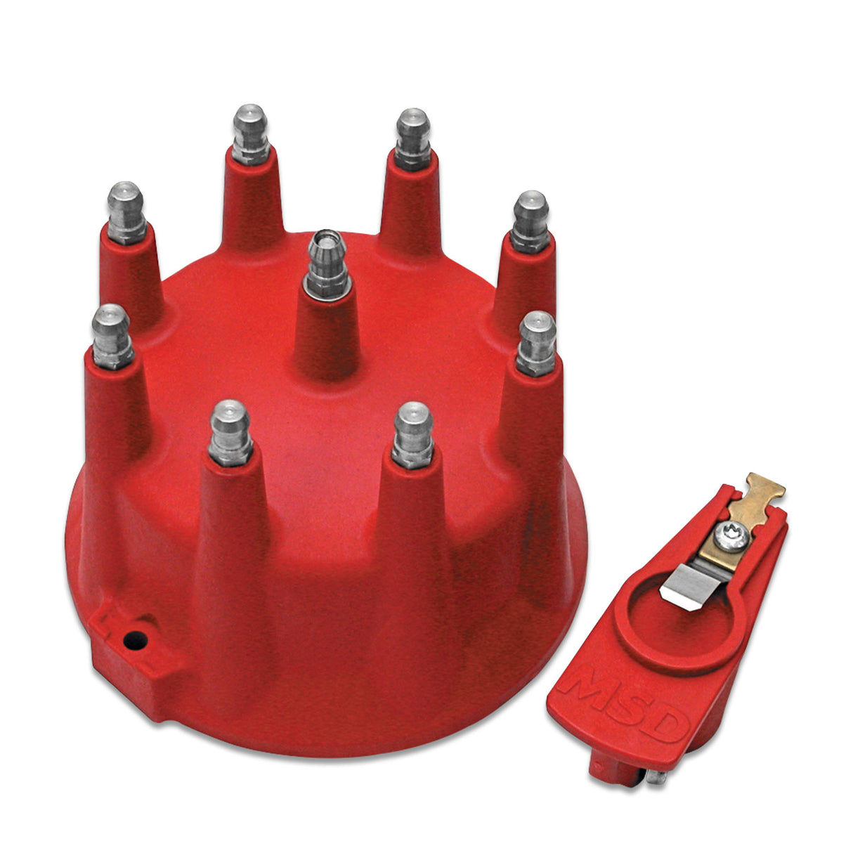 MSD Replacement Cap and Rotor for Pro Mag, Red - 7919