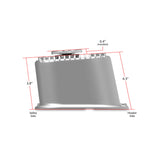 Holley 241-150 Tall M/T Valve Covers for Big Block Chevy Engines - Natural Cast Finish