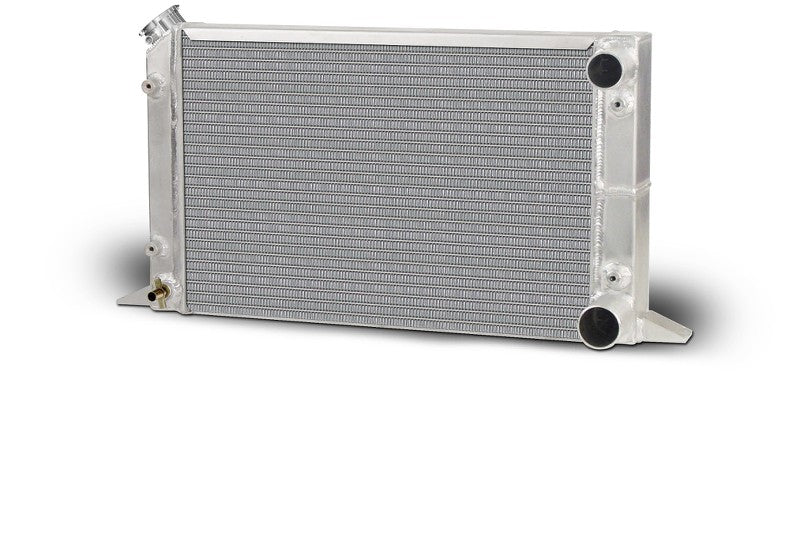 AFCO Aluminum Radiator Scirocco Right Hand Double Pass 1-1/2 Inlet 1-3/4 Outlet - 80104N 80104N