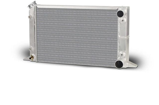 AFCO Aluminum Radiator Scirocco Right Hand Double Pass 1-1/2 Inlet 1-3/4 Outlet - 80104N 80104N