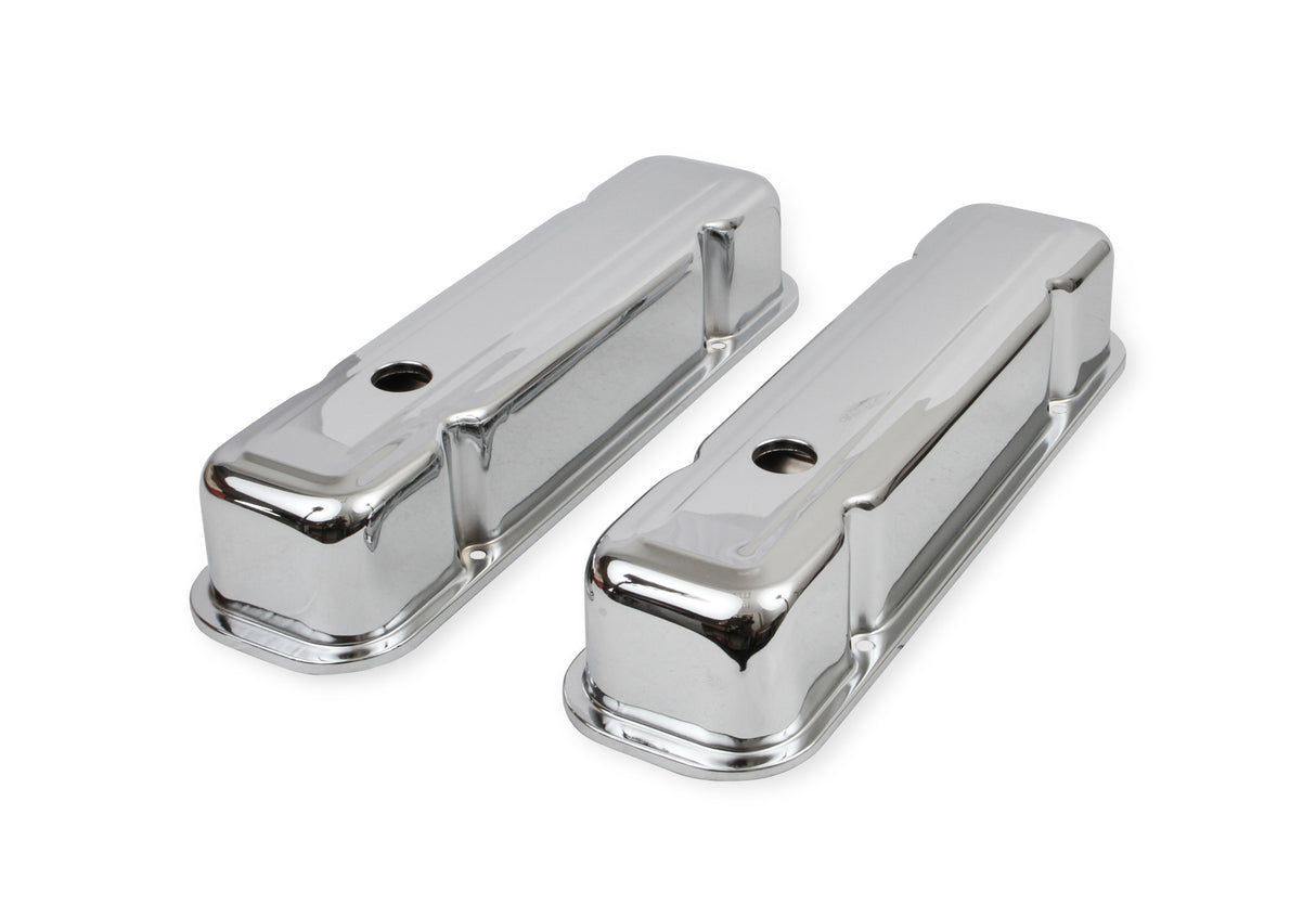 Mr Gasket Chrome Tall-Style Valve Covers - 9805