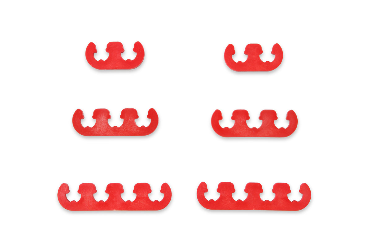 Mr Gasket Wire Separator Kit - Red - 7 mm / 8 mm - Plastic - 9727