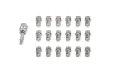 Mr Gasket Headlock Locking Header Bolts - 3/8-16 x 3/4 Inch - Set of 16 - 2231G