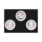Classic Instruments Velocity White Three Gauge Set - VS04WBLF
