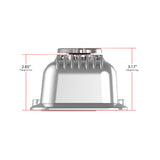 Holley 241-137 Valve Covers - Muscle Series - Finned - SBC - Polished
