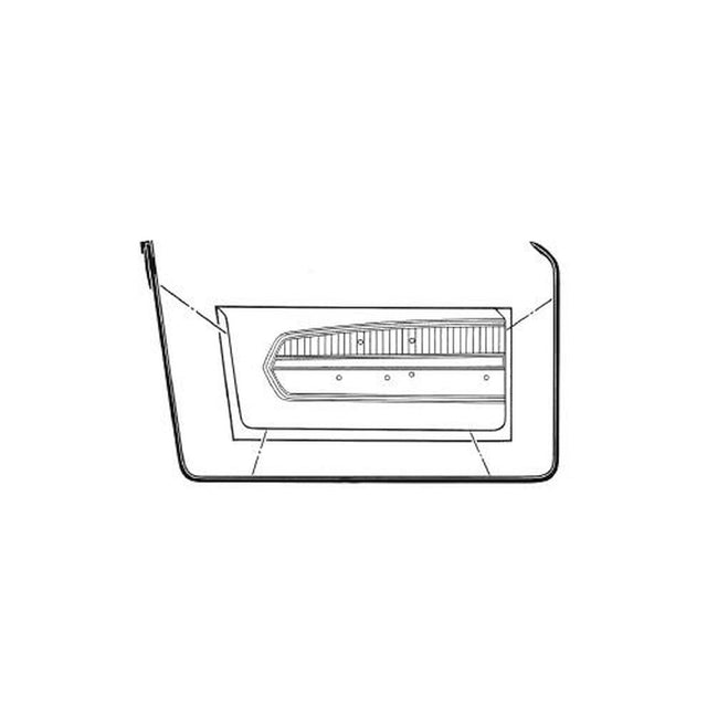 Scott Drake Door Weatherstrip - C7ZZ-6520530-1A