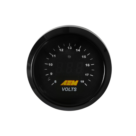 AEM Classic Digital Volt Gauge Kit - 30-4400