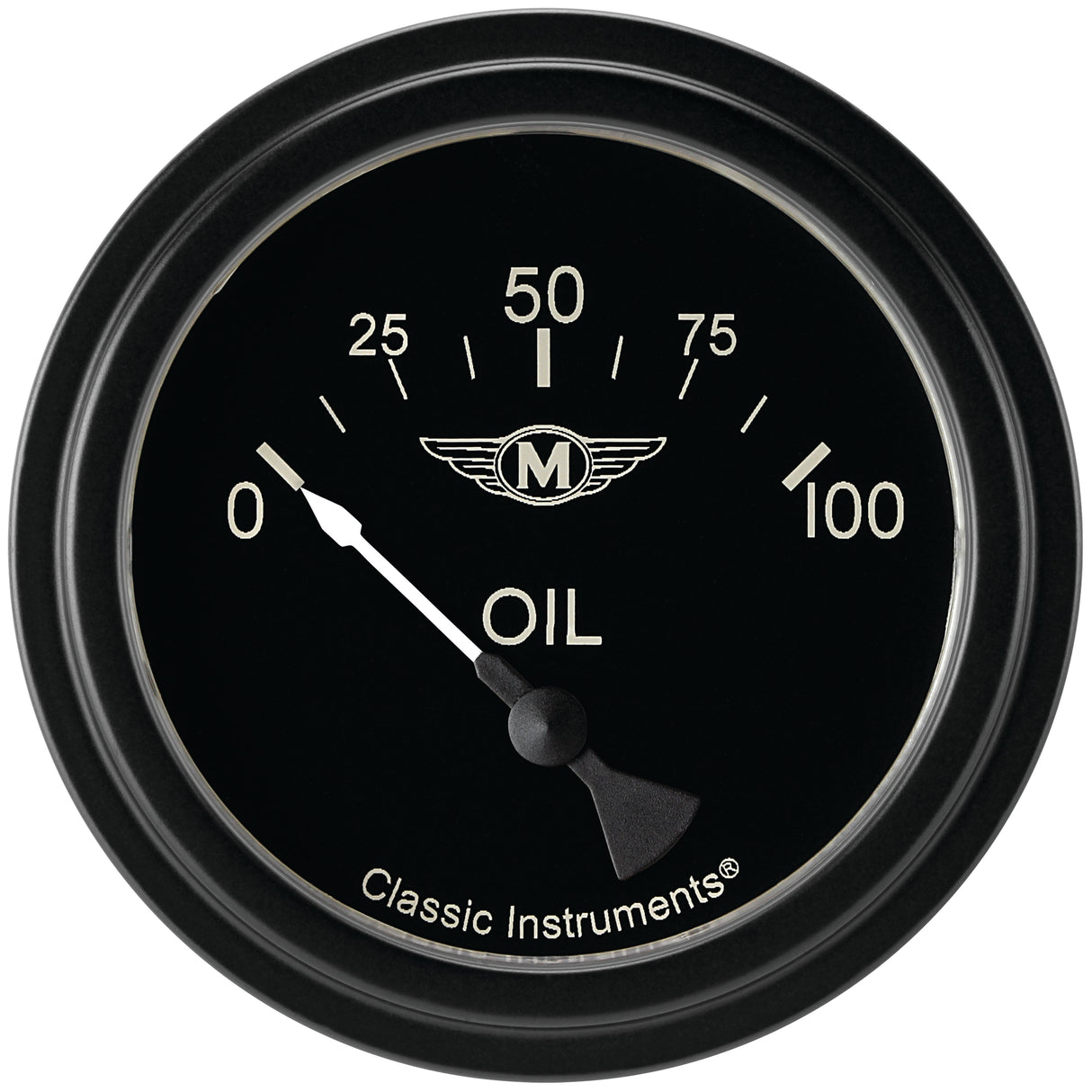 Classic Instruments Moal Bomber 2-5/8" Oil Pressure Gauge - MA281BLF
