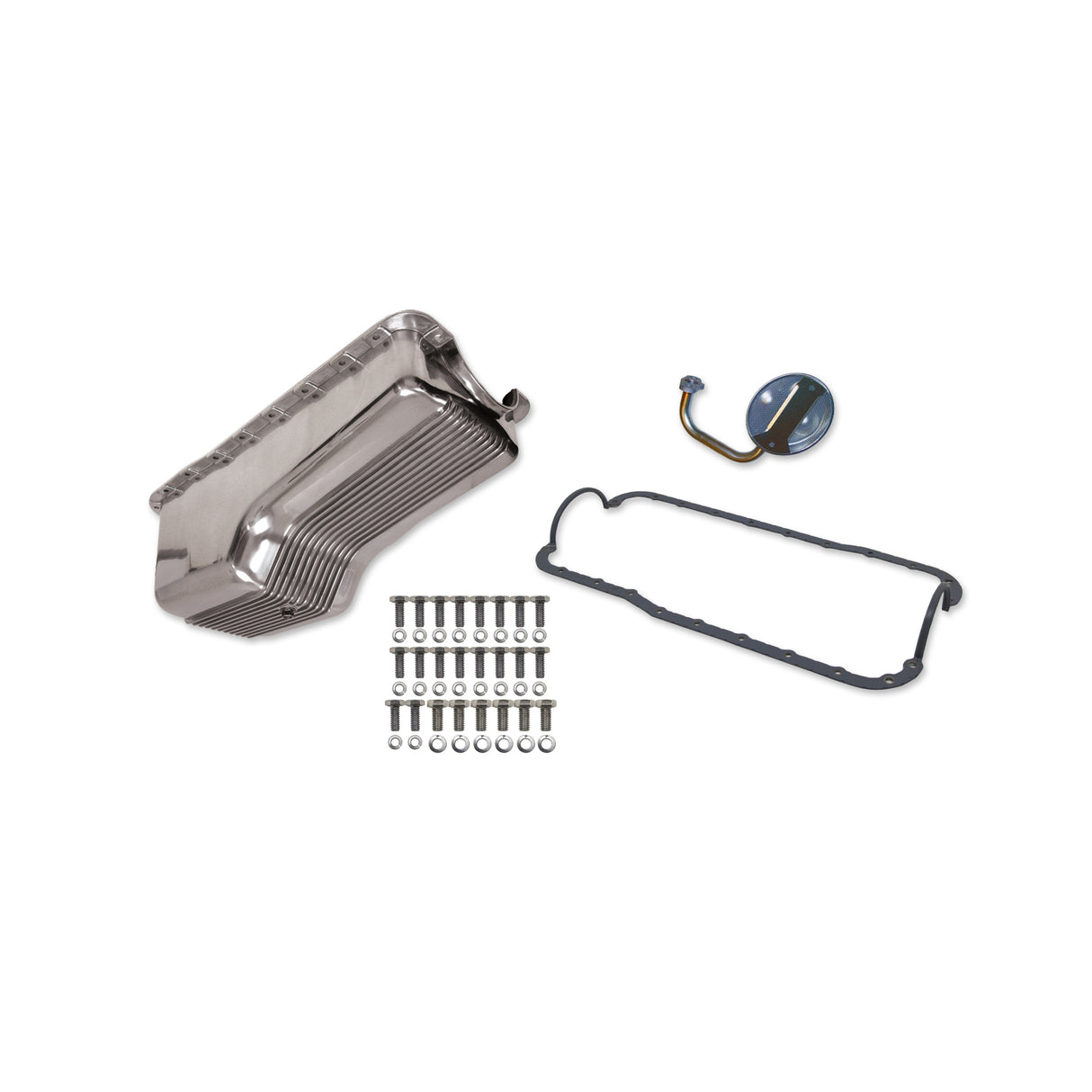 Weiand Aluminum Oil Pan Kit - 6524FWND