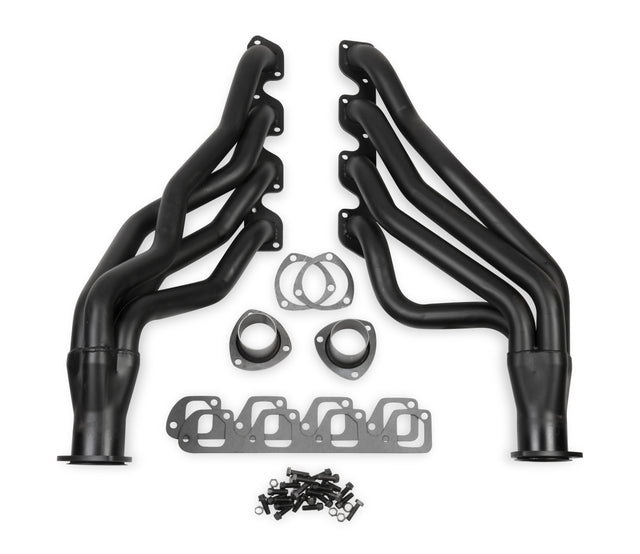 Flowtech Long Tube Header - Black Paint - 12118FLT