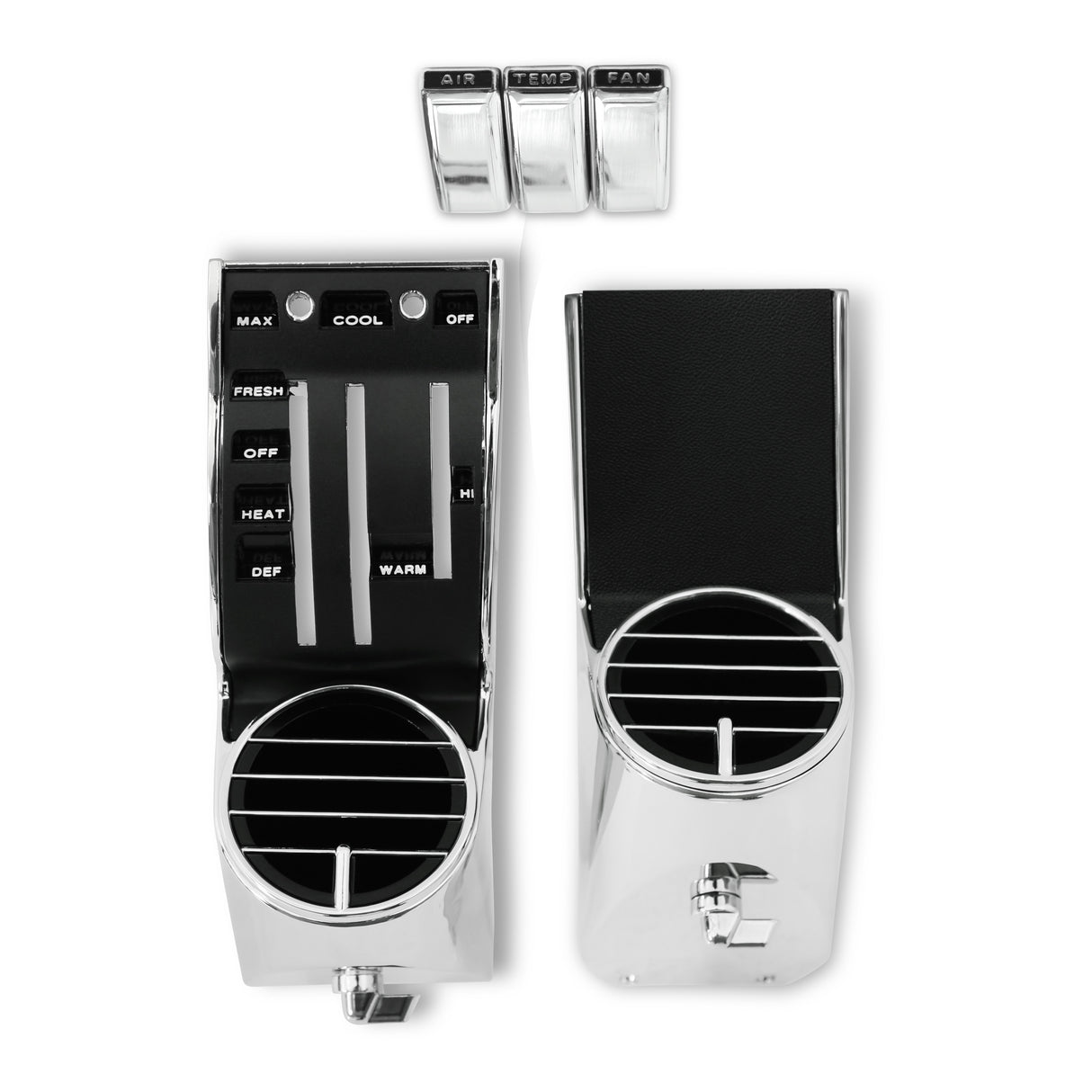 Scott Drake Hurricane AC and Heater Kit with Electronic Controls and Dash Bezels - CAP-1268M-289P