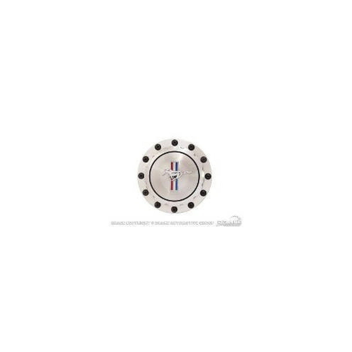 Scott Drake Billet Fuel Cap (Horse Emblem) - B-9030-H