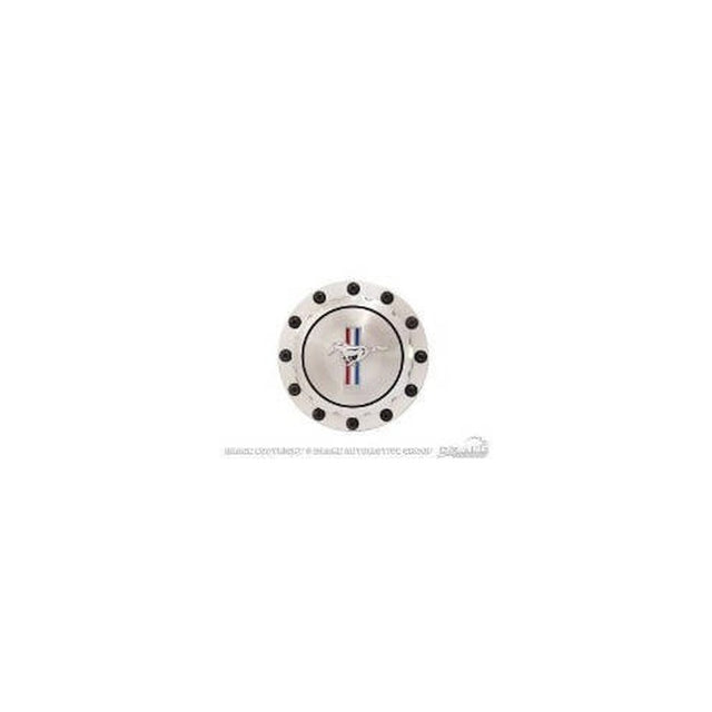 Scott Drake Billet Fuel Cap (Horse Emblem) - B-9030-H