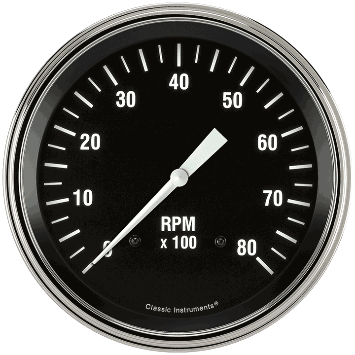Classic Instruments Hot Rod 4 5/8" Tachometer - HR71SLF