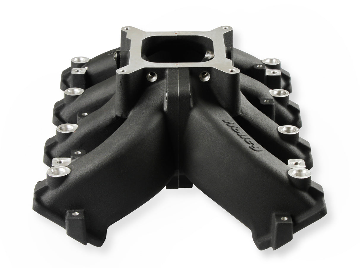 Holley 300-290BK Single Plane EFI Split-Design Race Intake Manifold- GM LS3/L92- Black