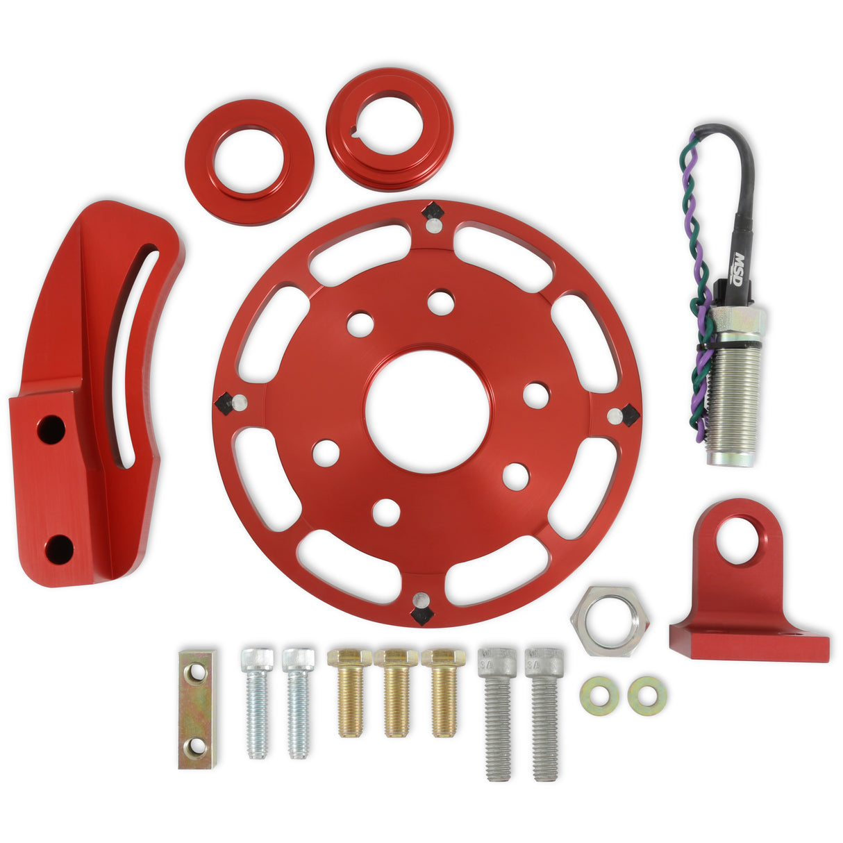 MSD Crank Trigger Wheel Kit - Flying Magnet - SBC - 6.25 in. - 8600