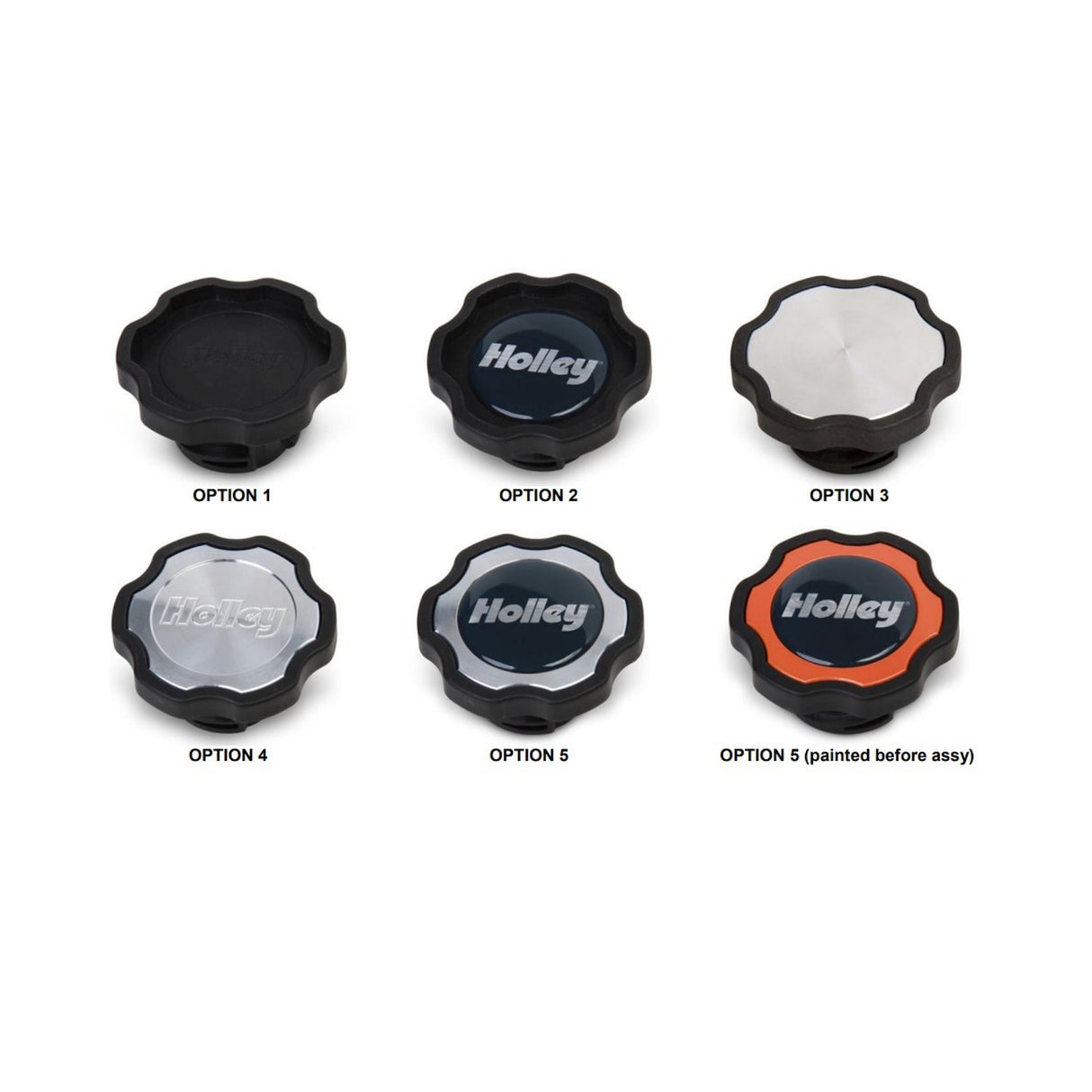 Holley 241-224 LS Oil Fill Cap with Billet Center