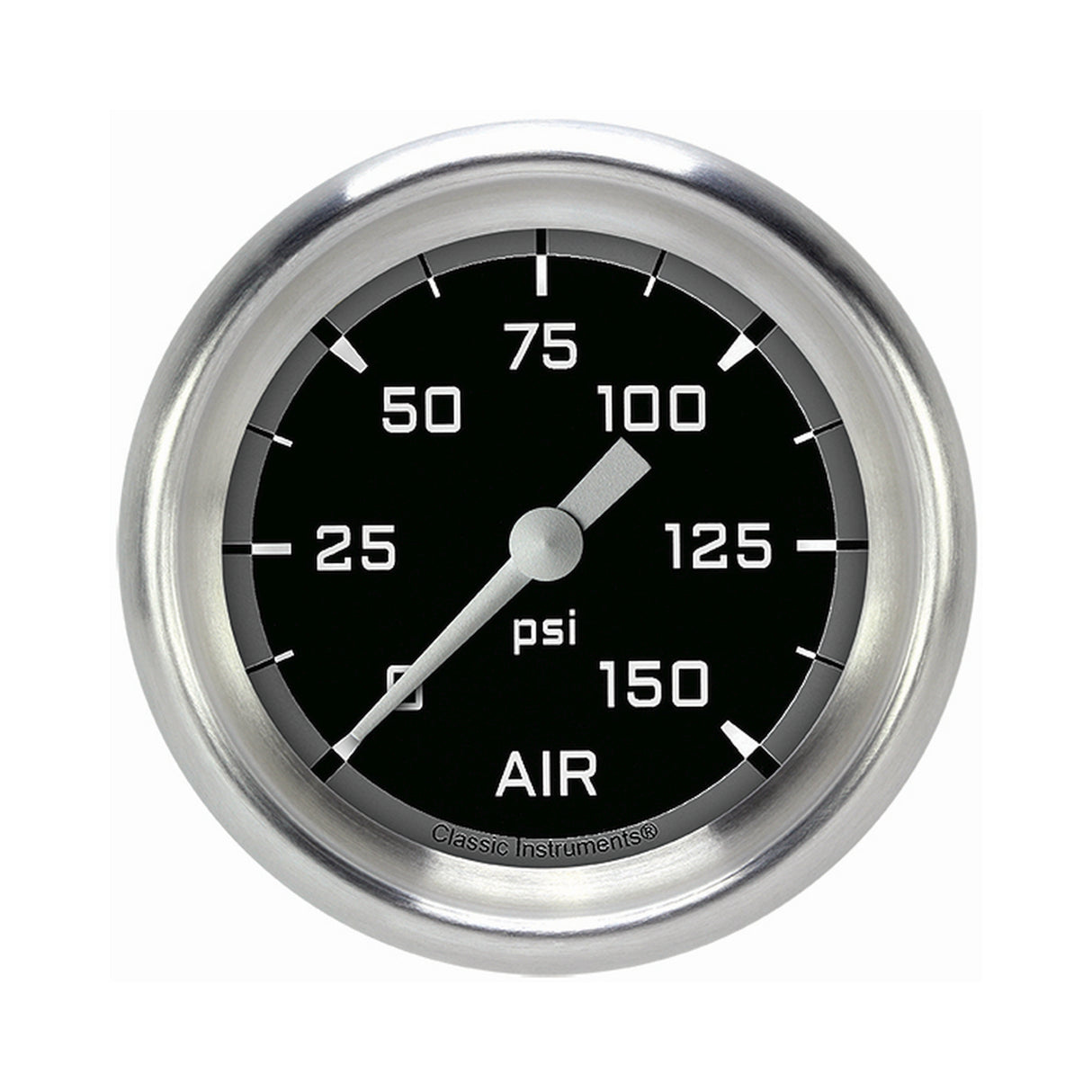 Classic Instruments Autocross Gray 2 5/8" Air Pressure Gauge - AX318GAPF