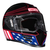 Simpson Motorcycle Speed Bandit Helmet - Americana Classic - Large - SPBAM1LG