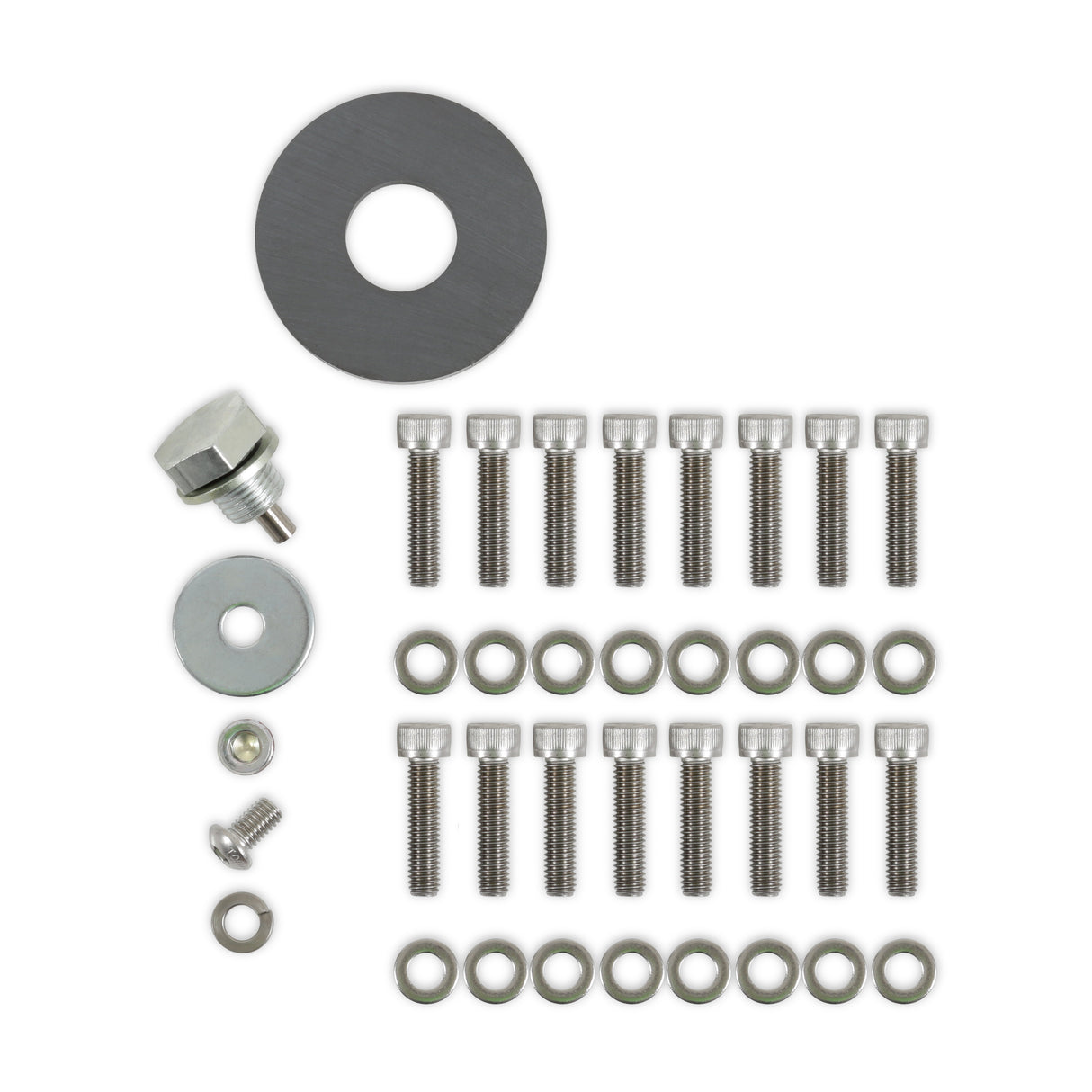 B&M Hi-Tek Heavy-Duty Deep Transmission Pan - GM 10L80 - Aluminum - Natural - 70401