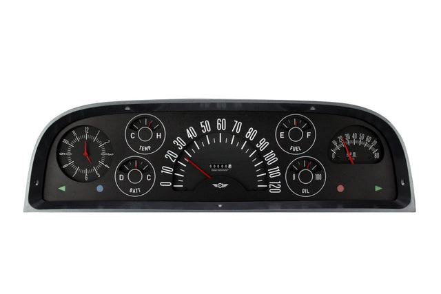 Classic Instruments Classic Truck Package Black - CT60B-LS
