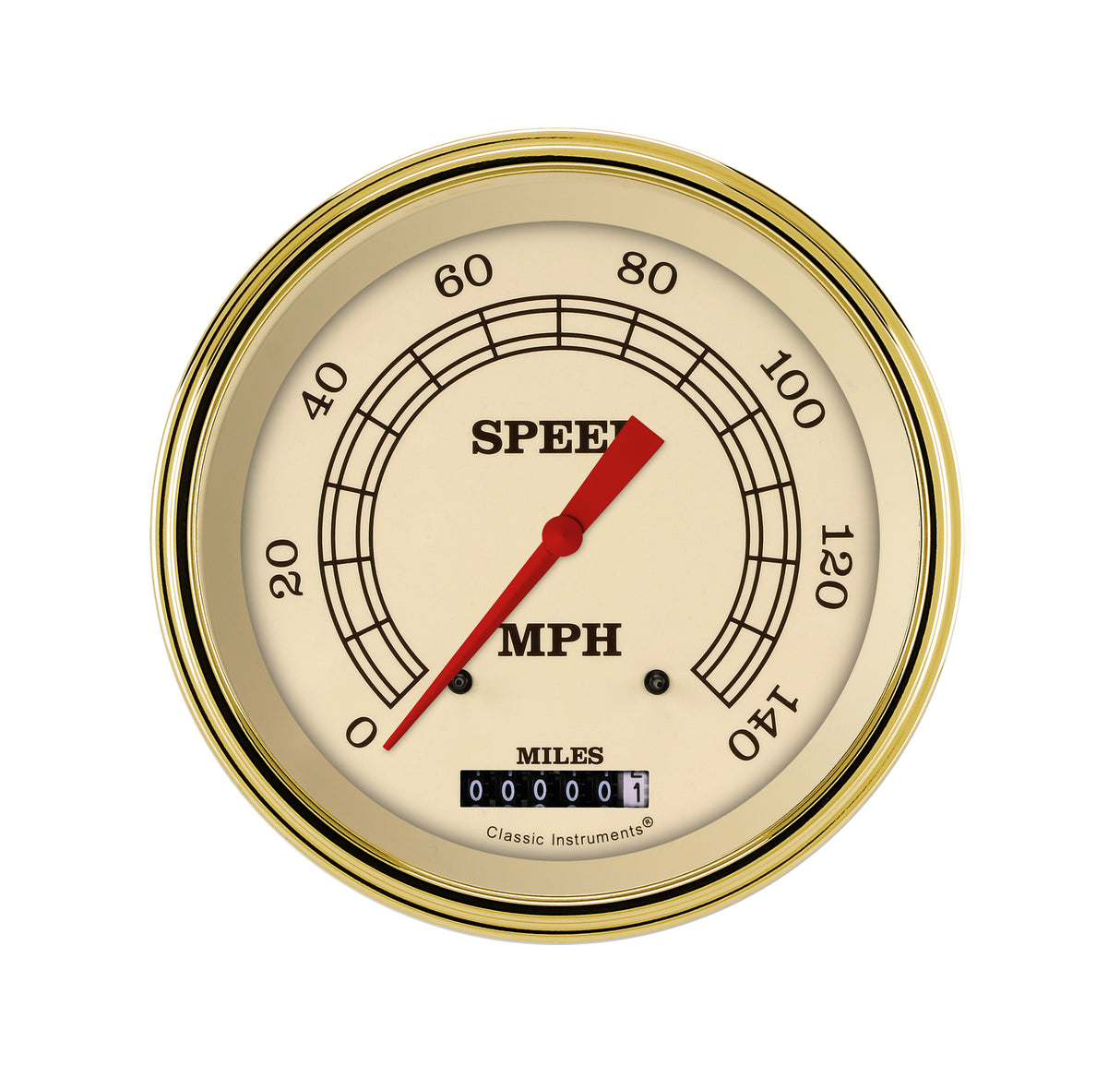 Classic Instruments VINTAGE 5IN SPEEDO 140 MPH - VT56GLF